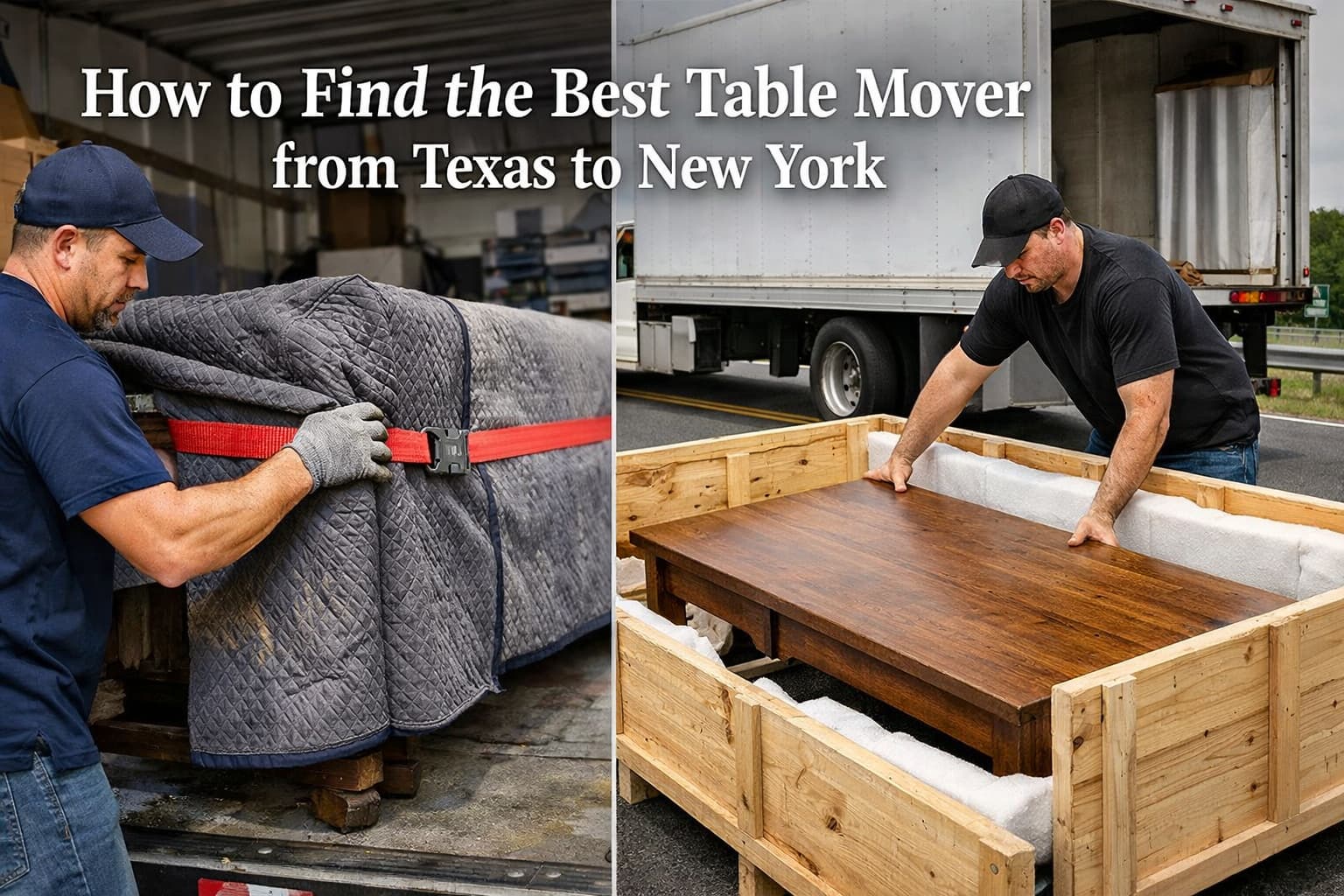 How to Find the Best Table Mover from Texas to New York